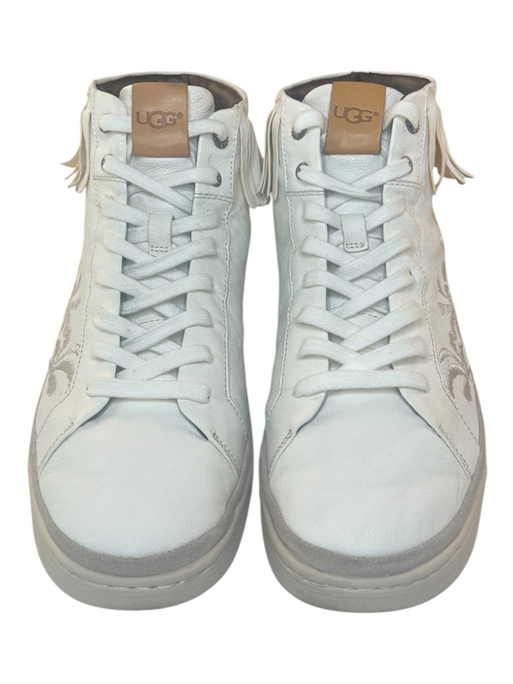 UGG CALI BRECKEN
White Fringe Palms Sneakers Men's Size 10.5 M